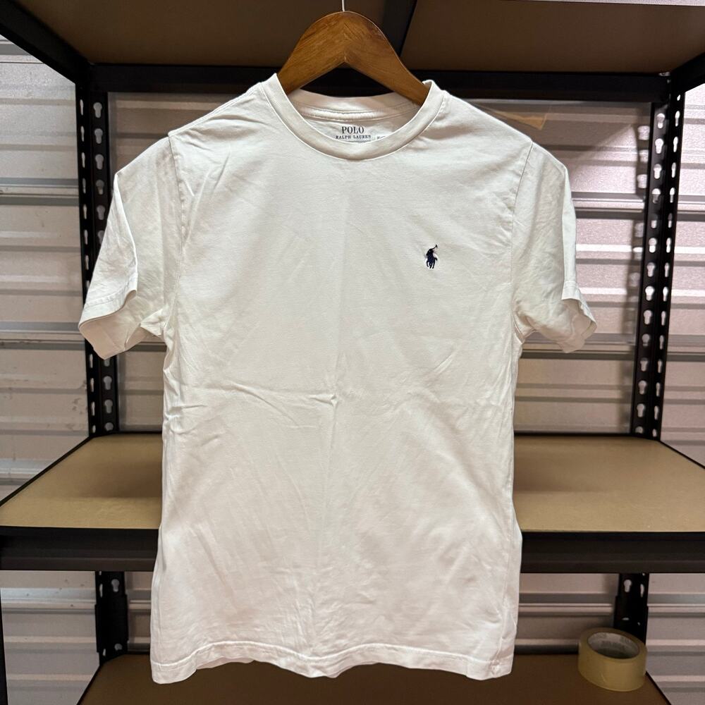 Polo Ralph Lauren White Tee Shirt Kids Medium 10-12 Years